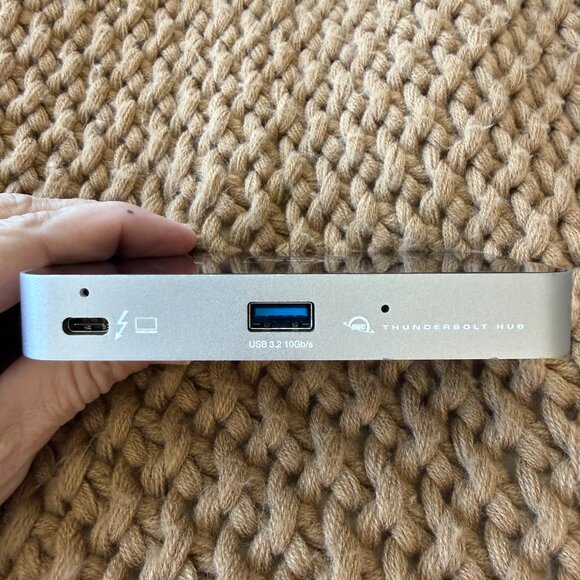OWC Thunderbolt Dock with USB-C and USB3 Hub Connections - Picture 1 of 14